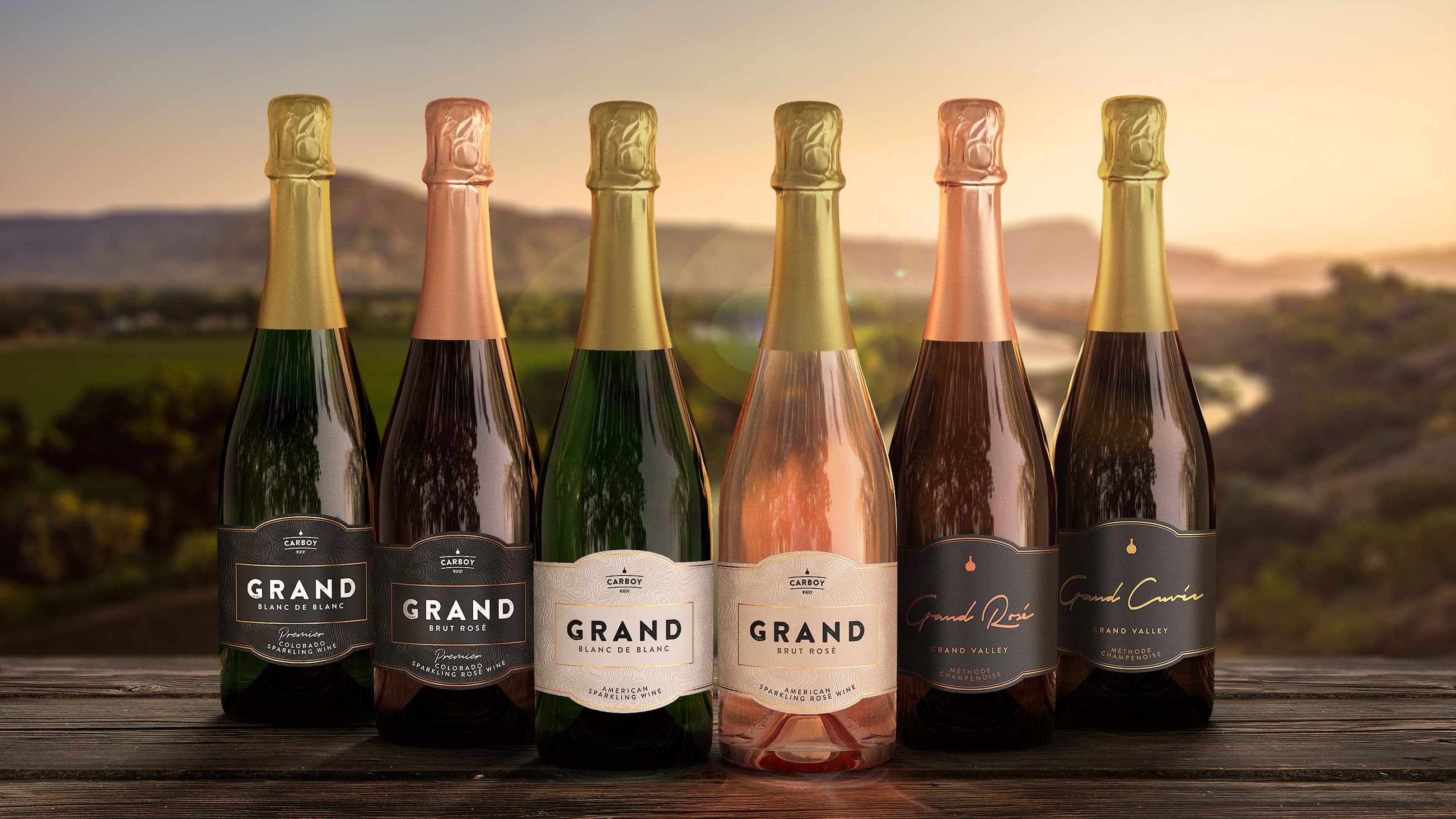 Carboy Winery Debuts its GRAND line of Sparkling Wines